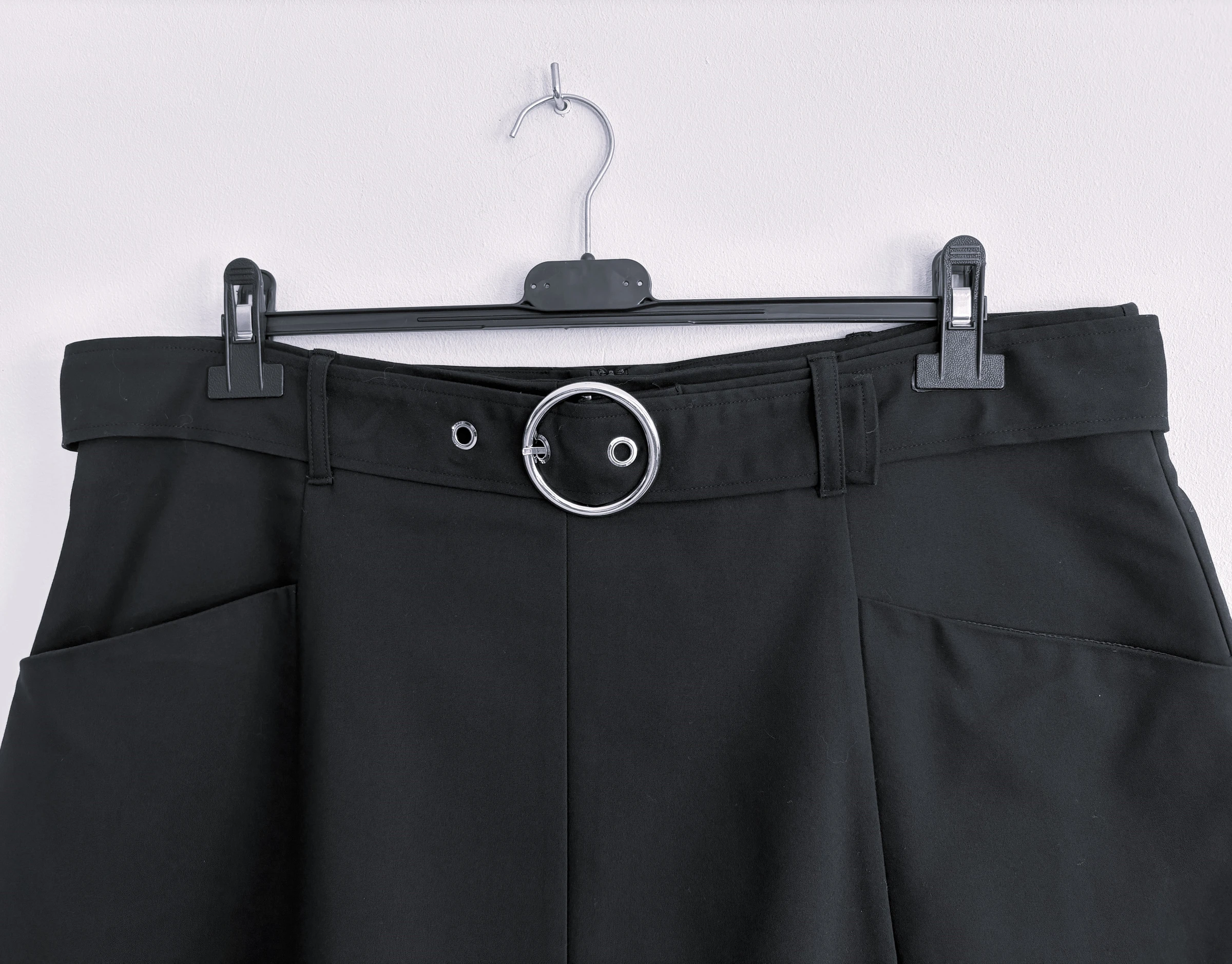 Caroline Biss A‑Lijn Rok – Azul Escuro – Tamanho 46 – Com Cinto e Bolsos – photo 3